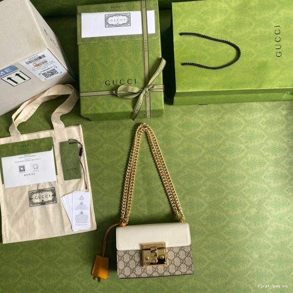 First bag ru GUCCI padlock shoulder bag small 0716